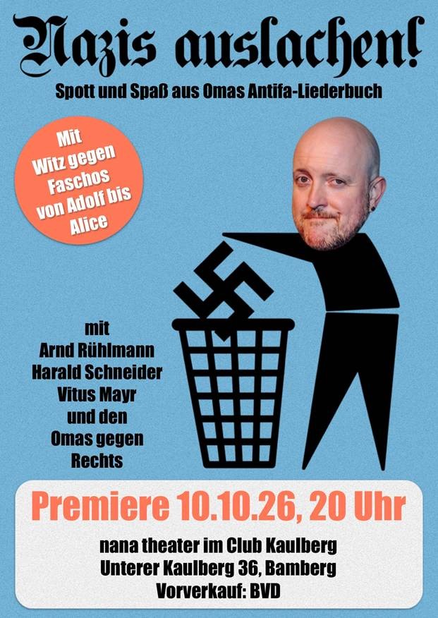 Nazis Auslachen! – Abgesagt!